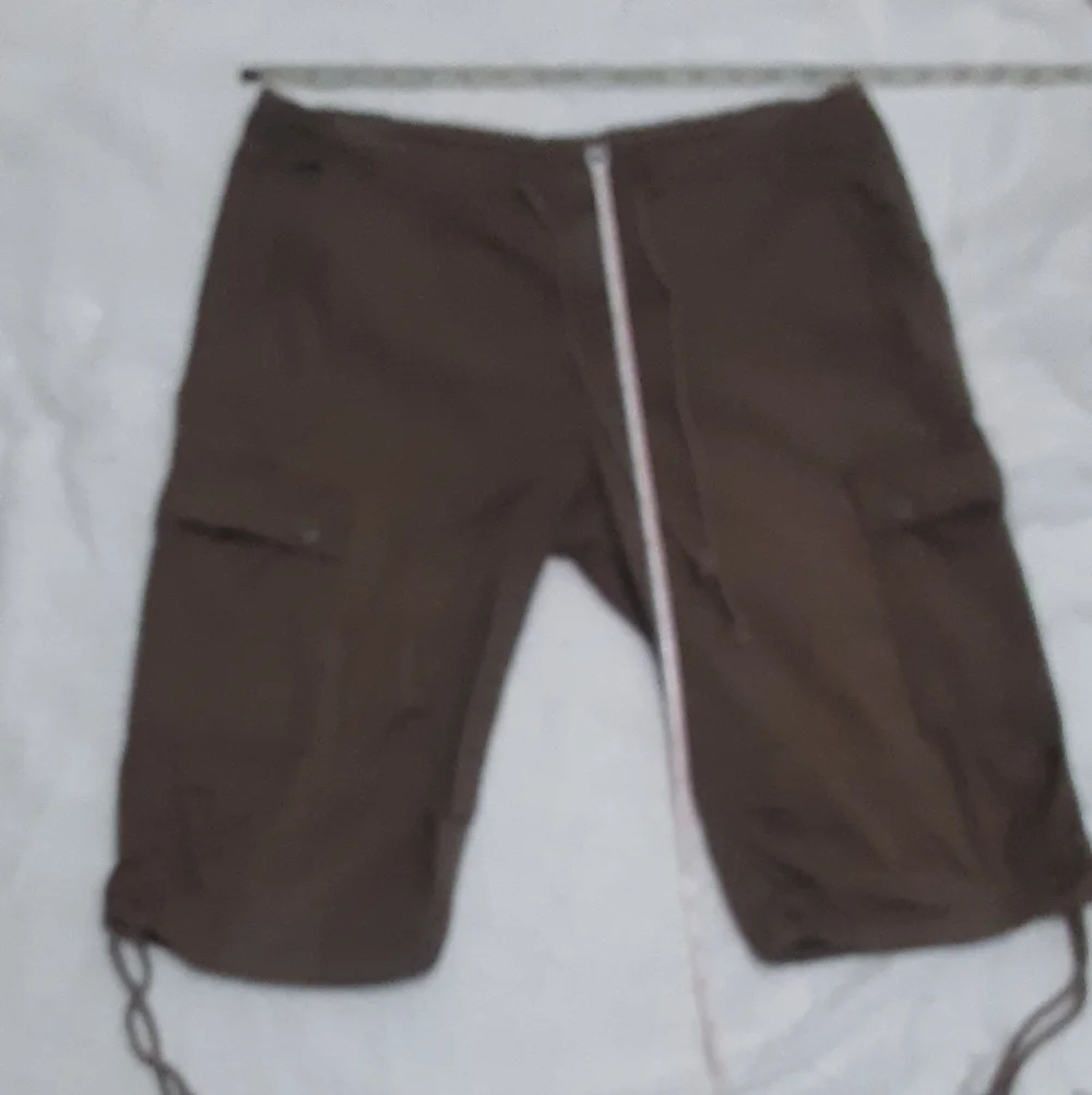Prana Breathe Kai Cargo Bermuda Drawstring Shorts Knickers Size 8